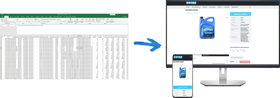 Exemple d'automatisation d'un ficher Excel en produits Woocommerce